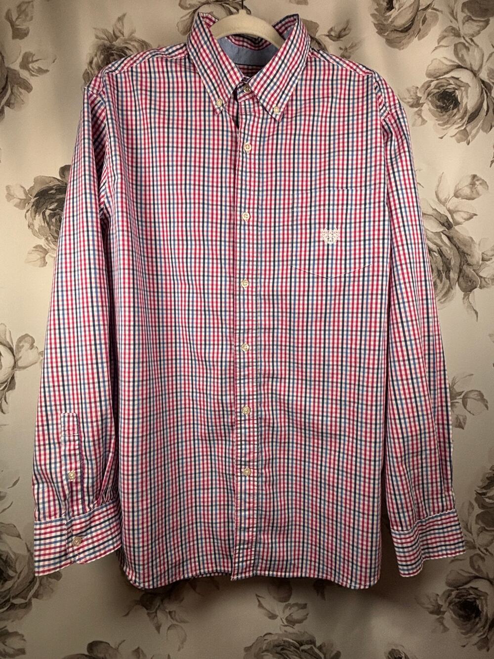 Chaps men's dress shirt button-up size L